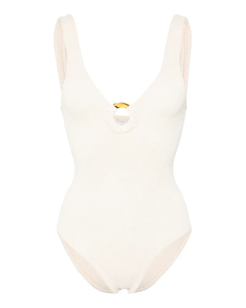 Hunza G silk-blend beachwear - Rosa Rosa