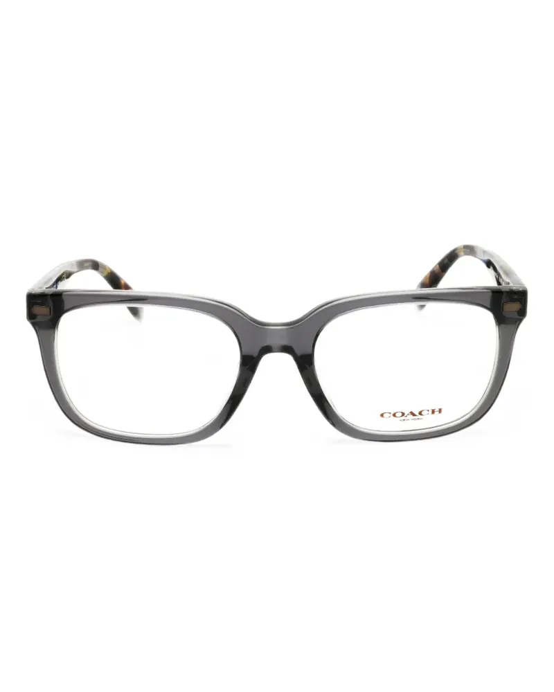 Coach Brille mit eckigem Gestell - Grau Grau
