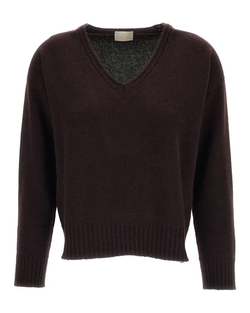 Drumohr  V-neck cashmere sweater - Braun Braun