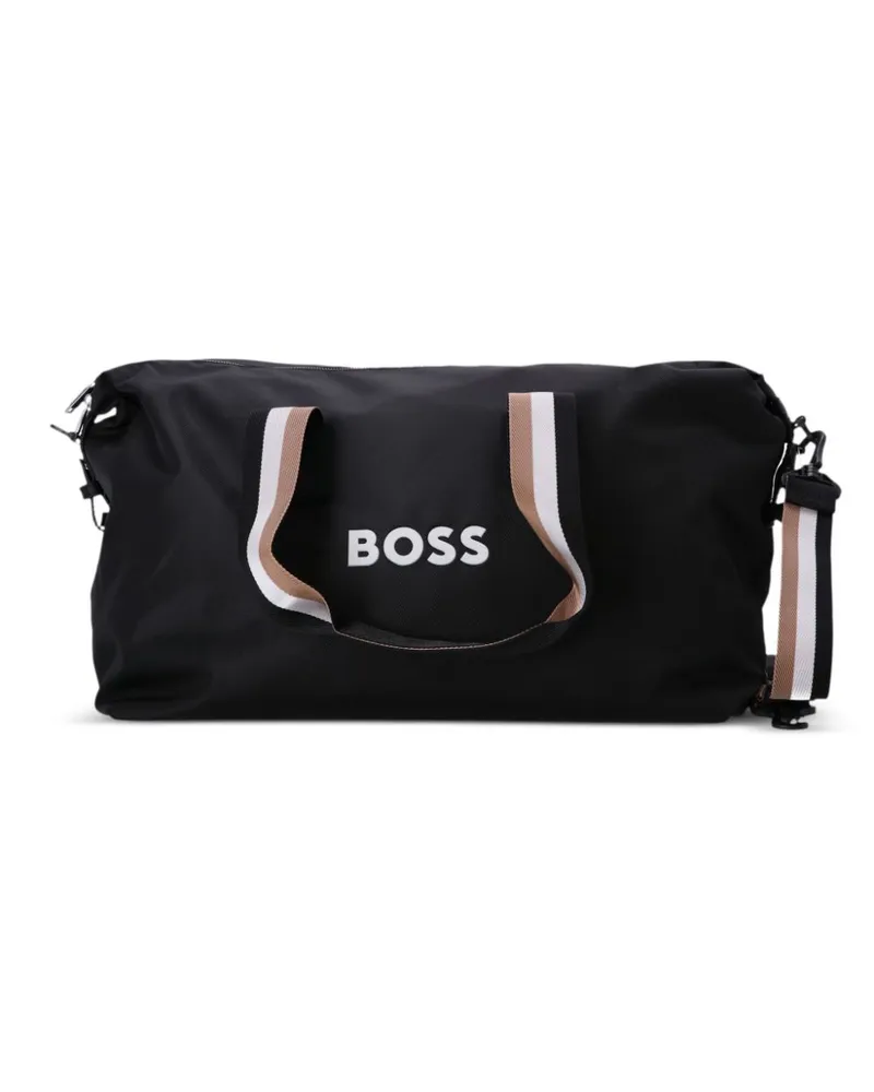 HUGO BOSS Reisetasche mit Logo - Schwarz Schwarz