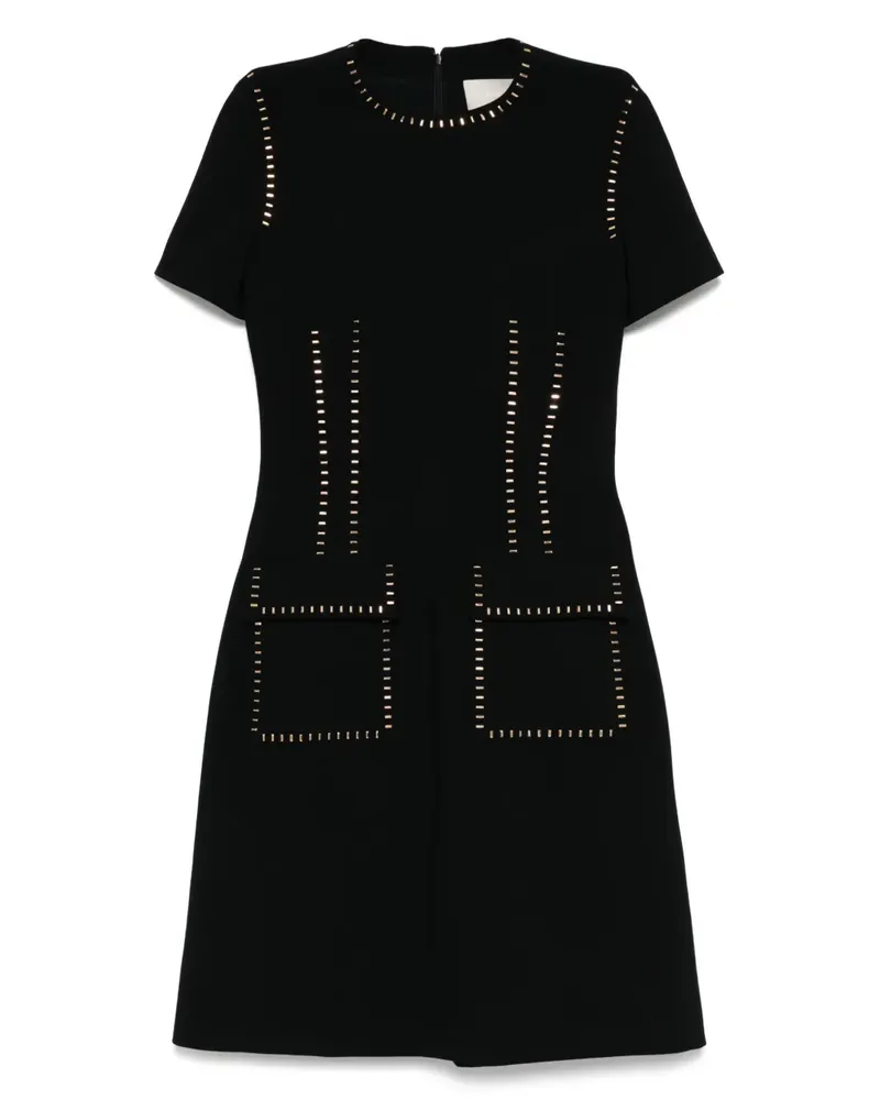 Elie Saab Kleid mit Nietenverzierung - Schwarz Schwarz