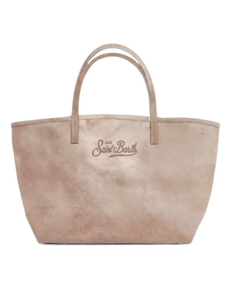 MC2 Saint Barth City Tasche aus Wildleder - Nude Nude