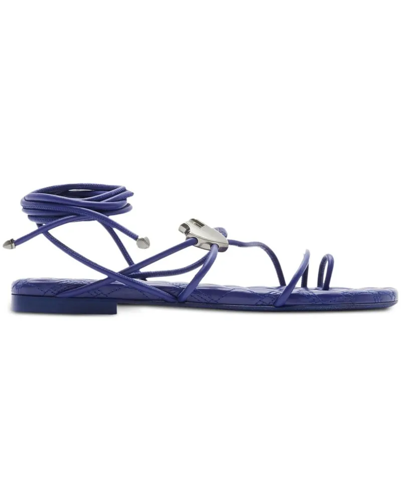 Burberry Ivy Shield Sandalen - Blau Blau