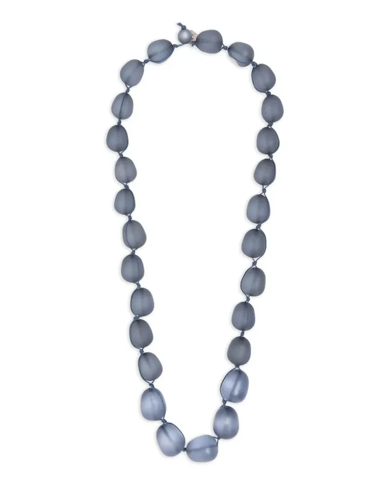 Emporio Armani beaded necklace - Blau Blau