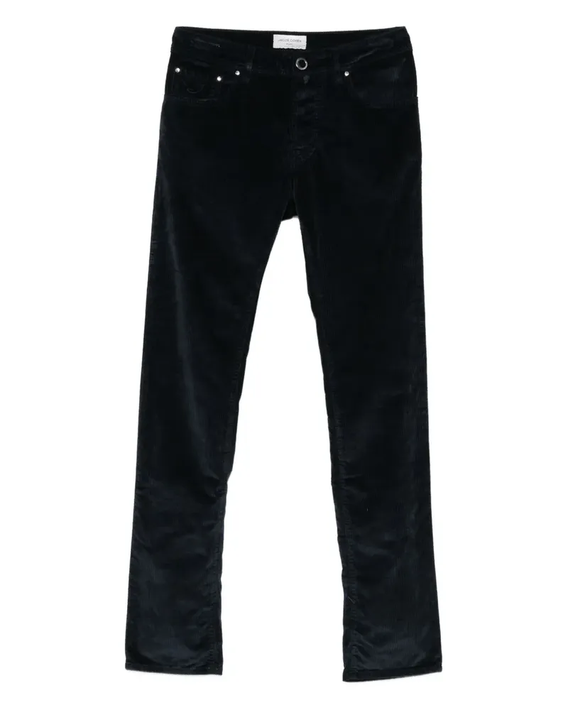 Jacob Cohën Straight-Leg-Hose aus Cord - Blau Blau