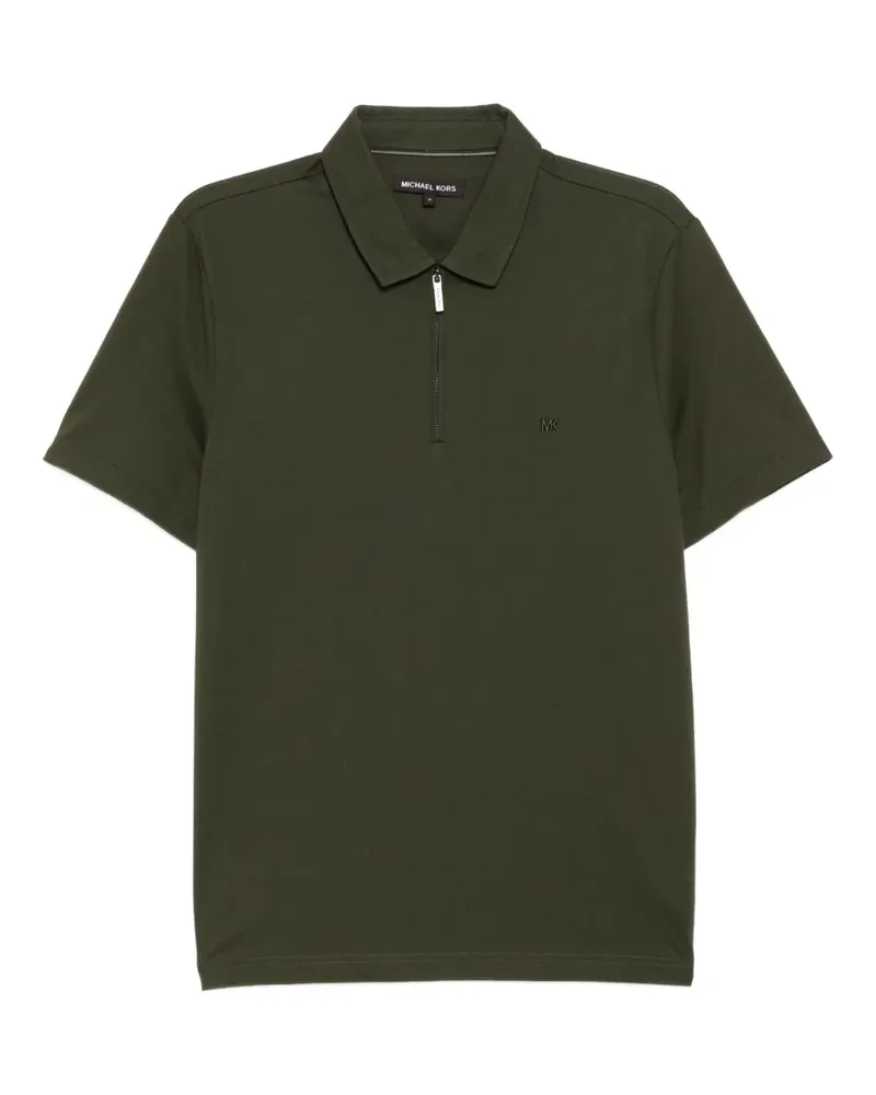 Michael Kors Poloshirt mit Logo-Stickerei - Grün Grün