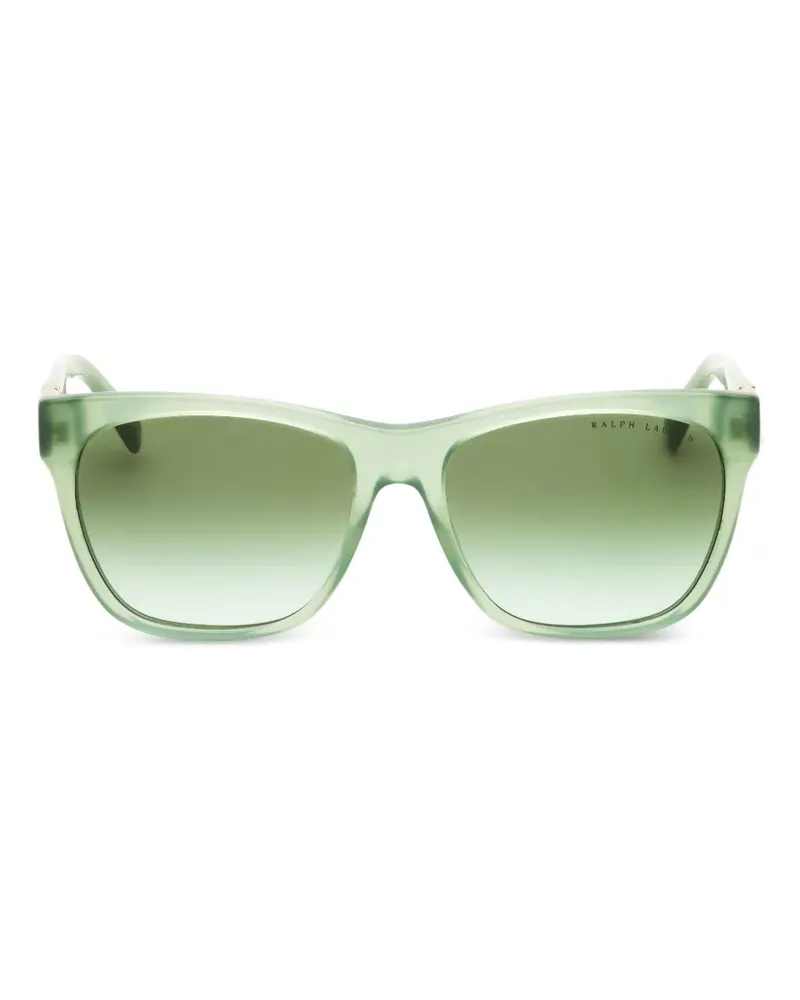 Ralph Lauren THE RICKY II Sonnenbrille mit eckigem Gestell - Grün Grün