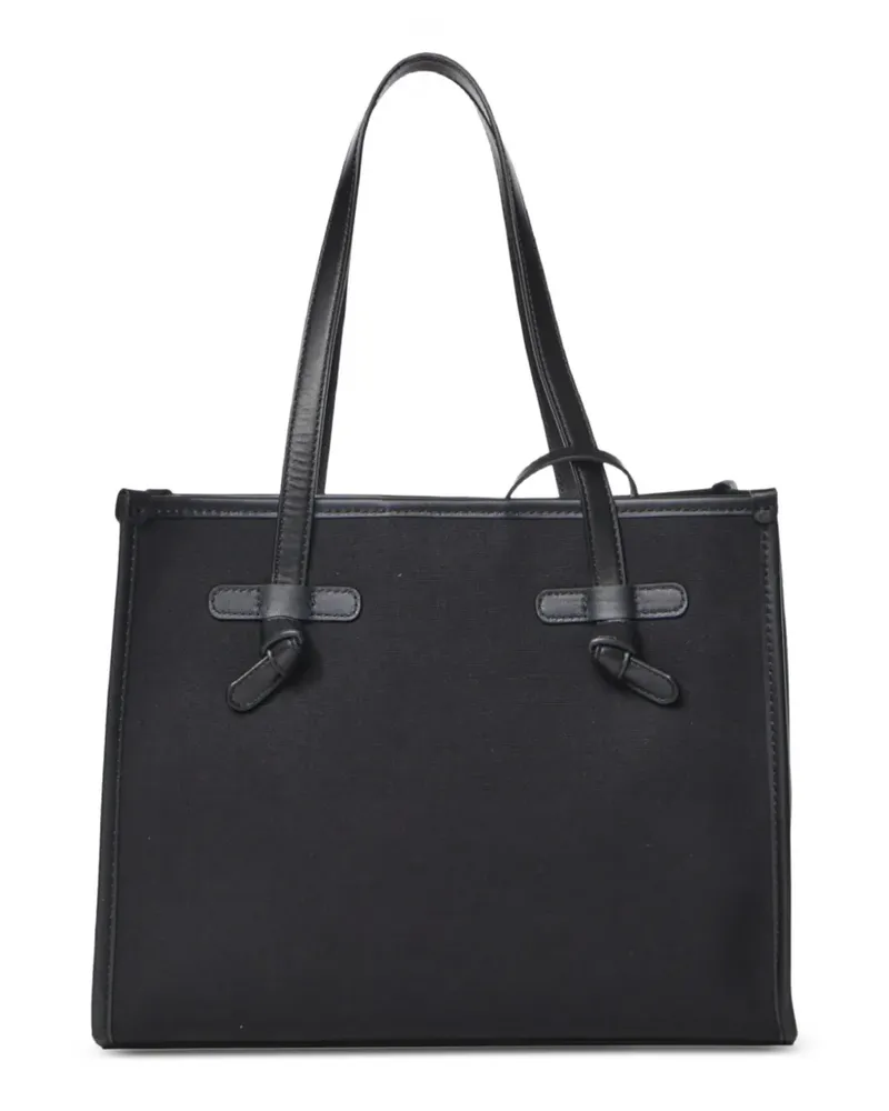 Gianni Chiarini Marcella Tote Bag mit Logo-Patch - Schwarz Schwarz