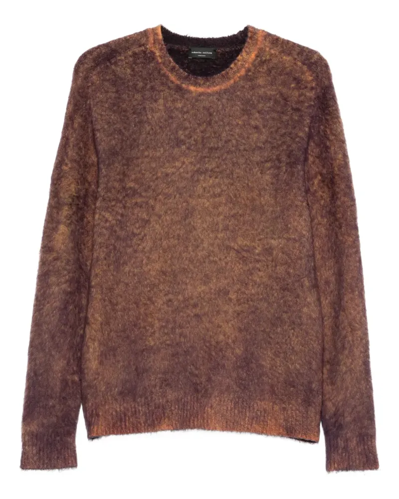 Roberto Collina Pullover mit Rundhalsausschnitt - Braun Braun
