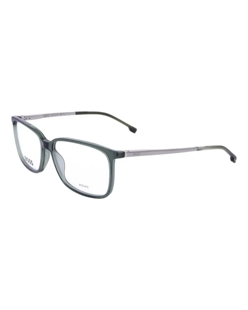 HUGO BOSS rectangle-frame glasses - Grau Grau