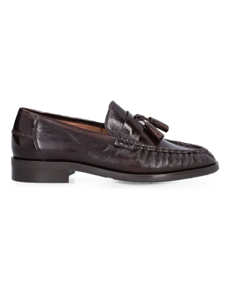 Billi Bi tassel-detail loafers - Braun Braun