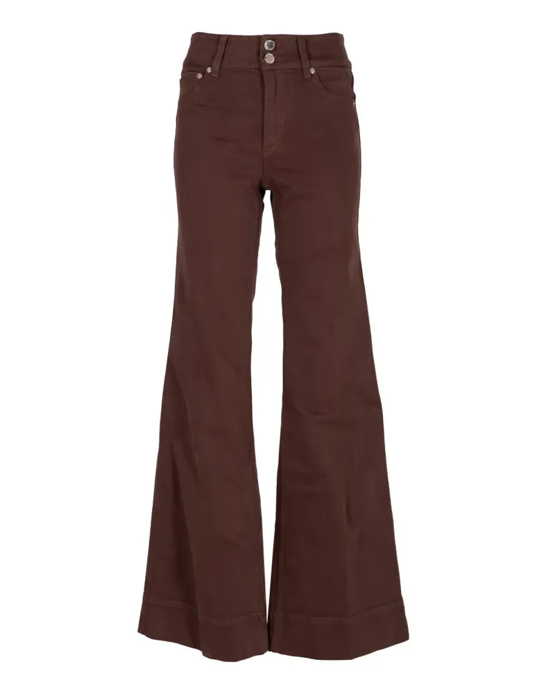 Alice + Olivia Perfect Wide-Leg-Jeans - Braun Braun