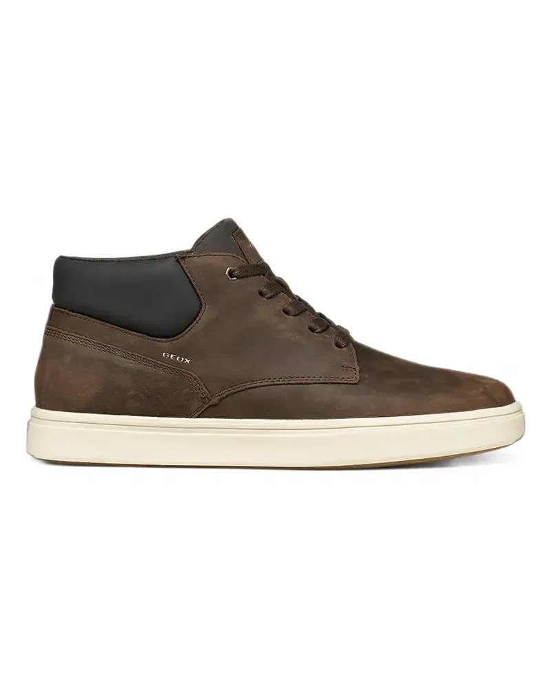 Geox lace-up leather sneakers - Braun Braun