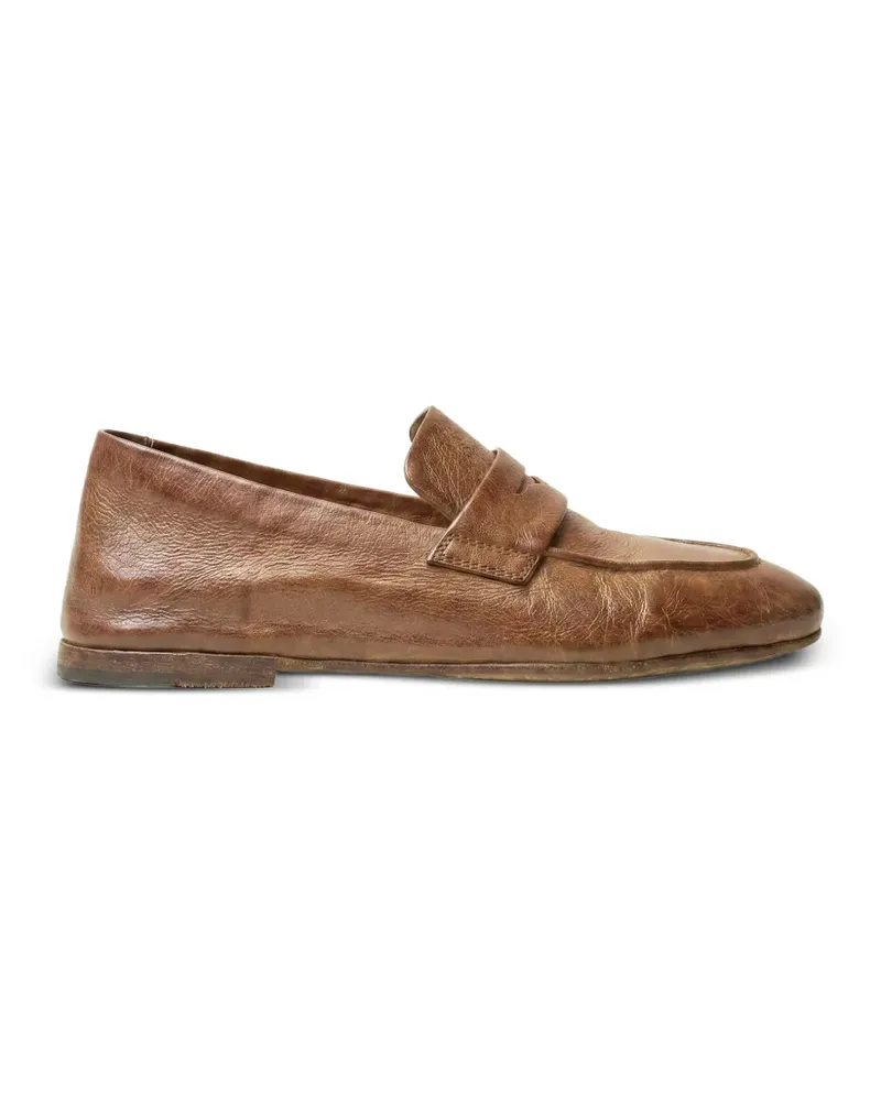 Officine Creative Italia Blair DD 001 leather loafers - Braun Braun