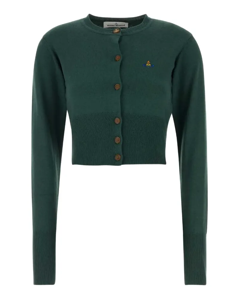 Vivienne Westwood Bea Cropped-Cardigan - Grün Grün
