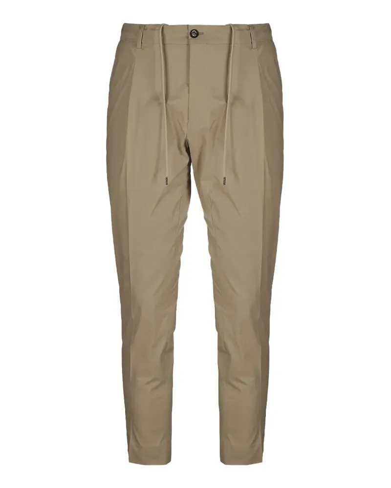 Be Able Riccardo drawstring pleated trousers - Nude Nude