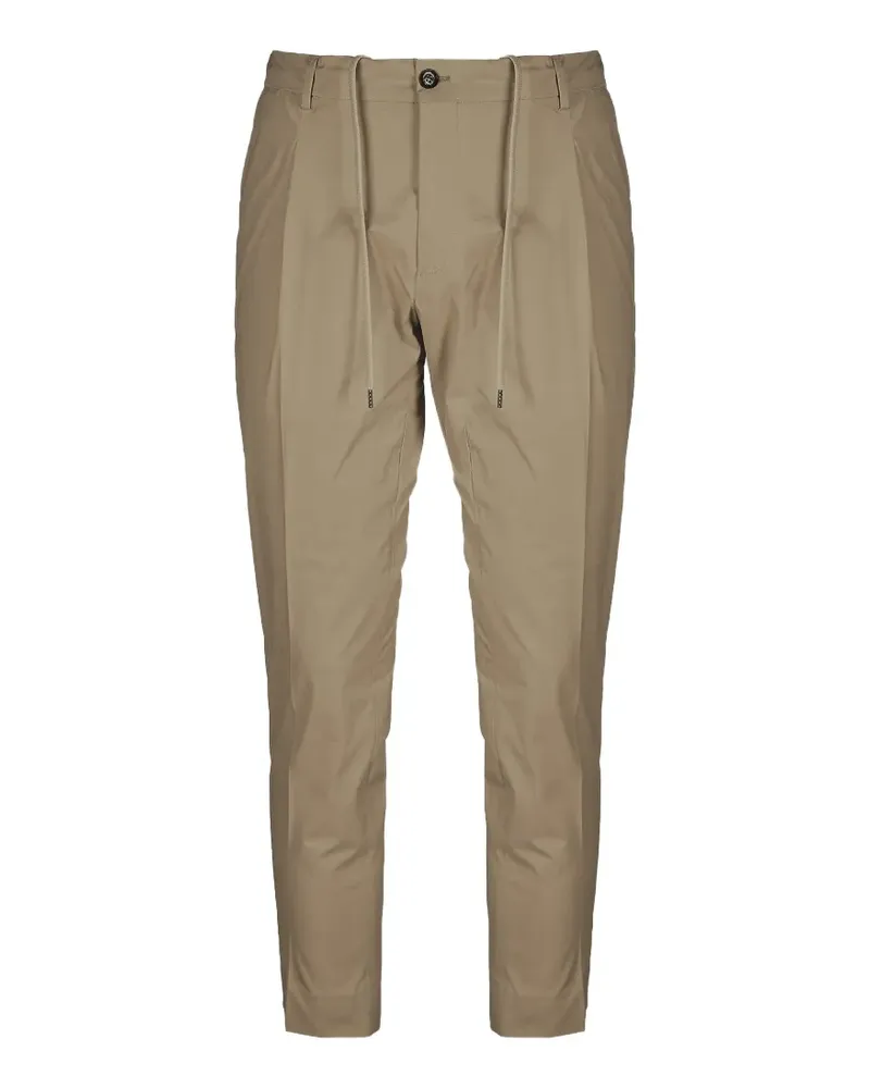 Be Able Riccardo drawstring pleated trousers - Nude Nude