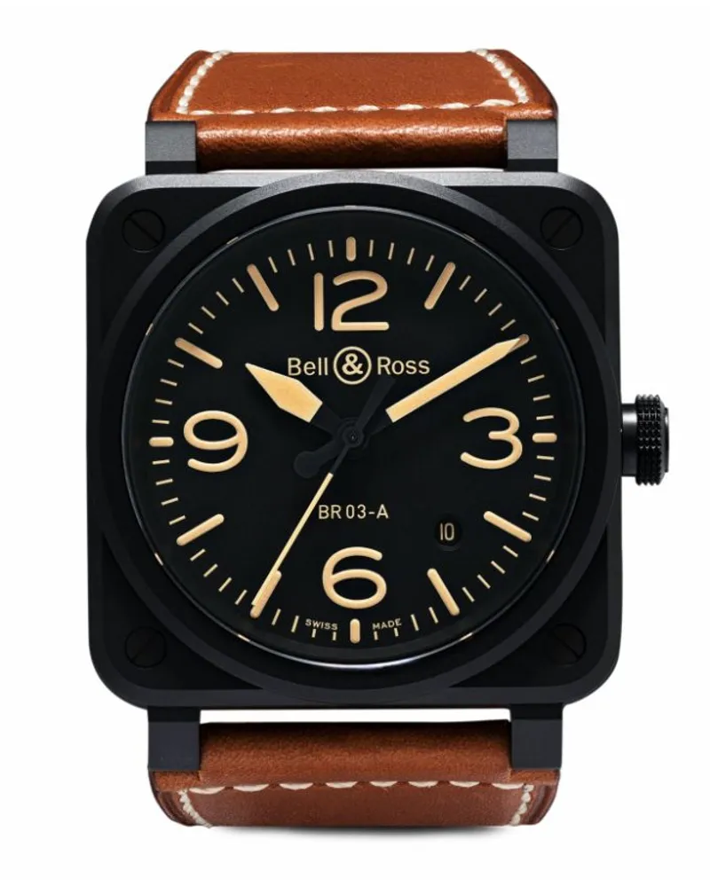 Bell & Ross BR 03 Heritage 41mm - Schwarz Schwarz