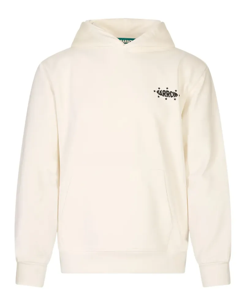 BARROW Hoodie mit grafischem Print - Weiß Weiß