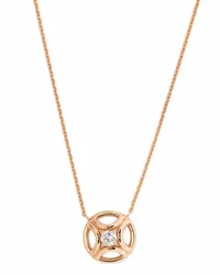 Loyal.e Paris 18kt Rotgoldhalskette mit Diamanten Rosa