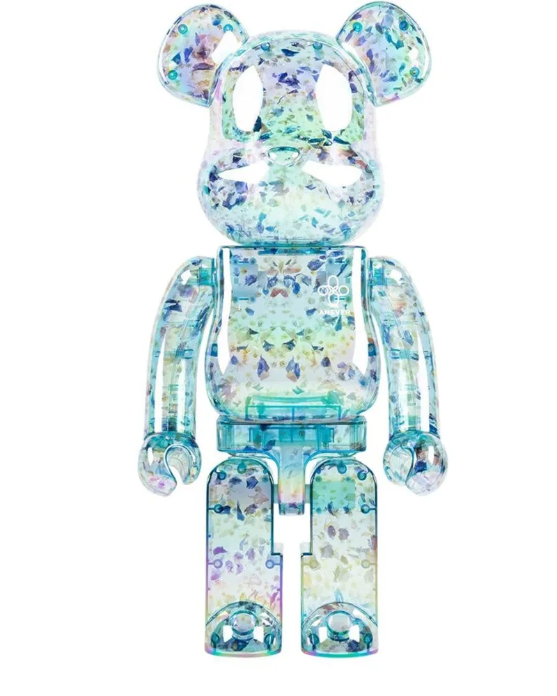 Medicom Toy x Anever BE@RBRICK 1000% Figur Blau