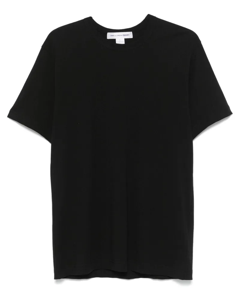 Comme des Garçons T-Shirt mit Patch - Schwarz Schwarz