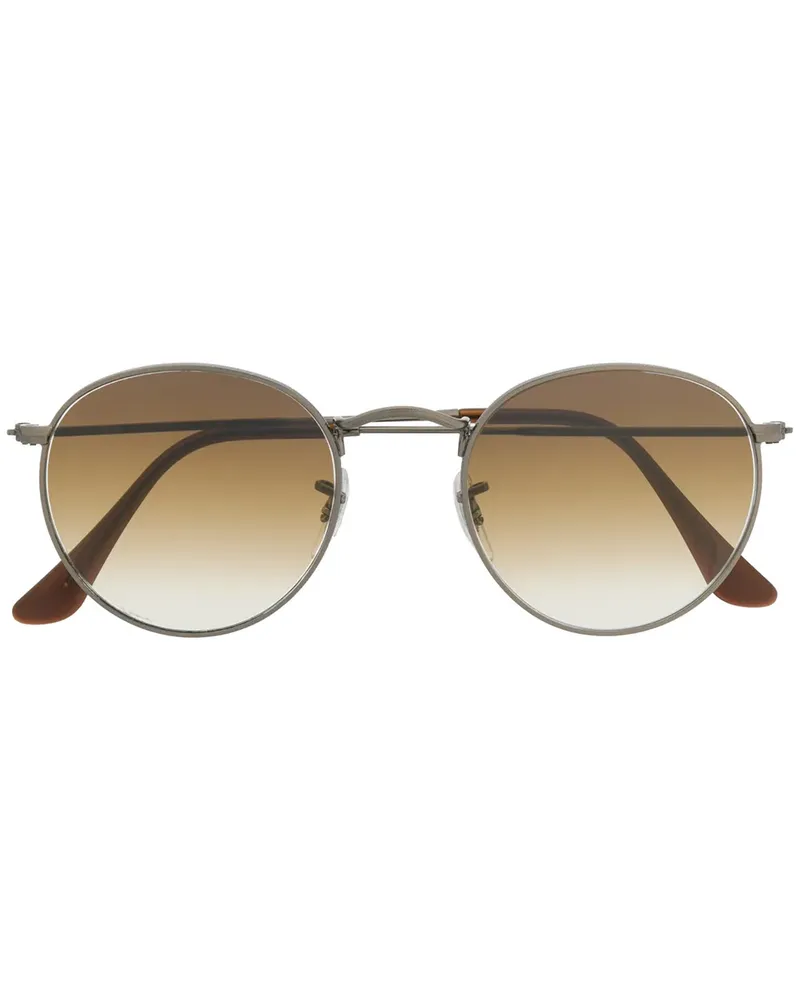 Ray Ban Sonnenbrille mit rundem Gestell - Braun Braun