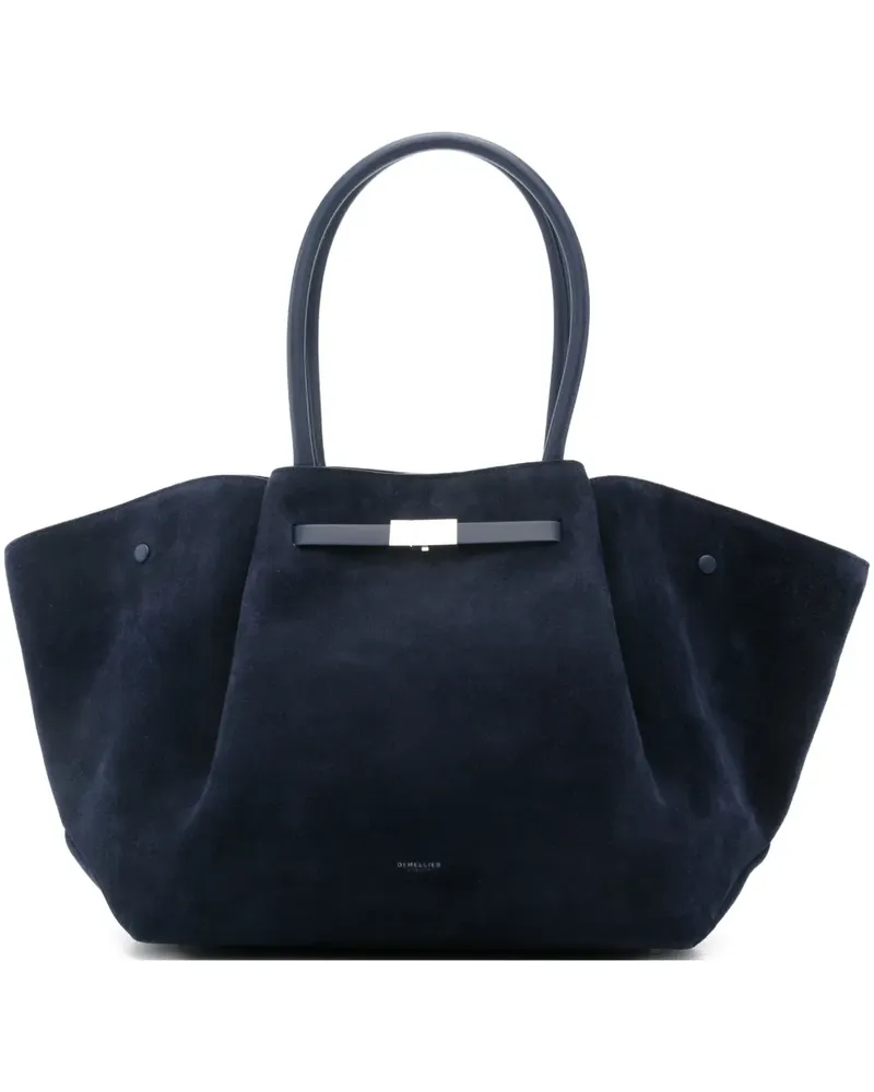 DeMELLIER New York suede shoulder bag - Blau Blau