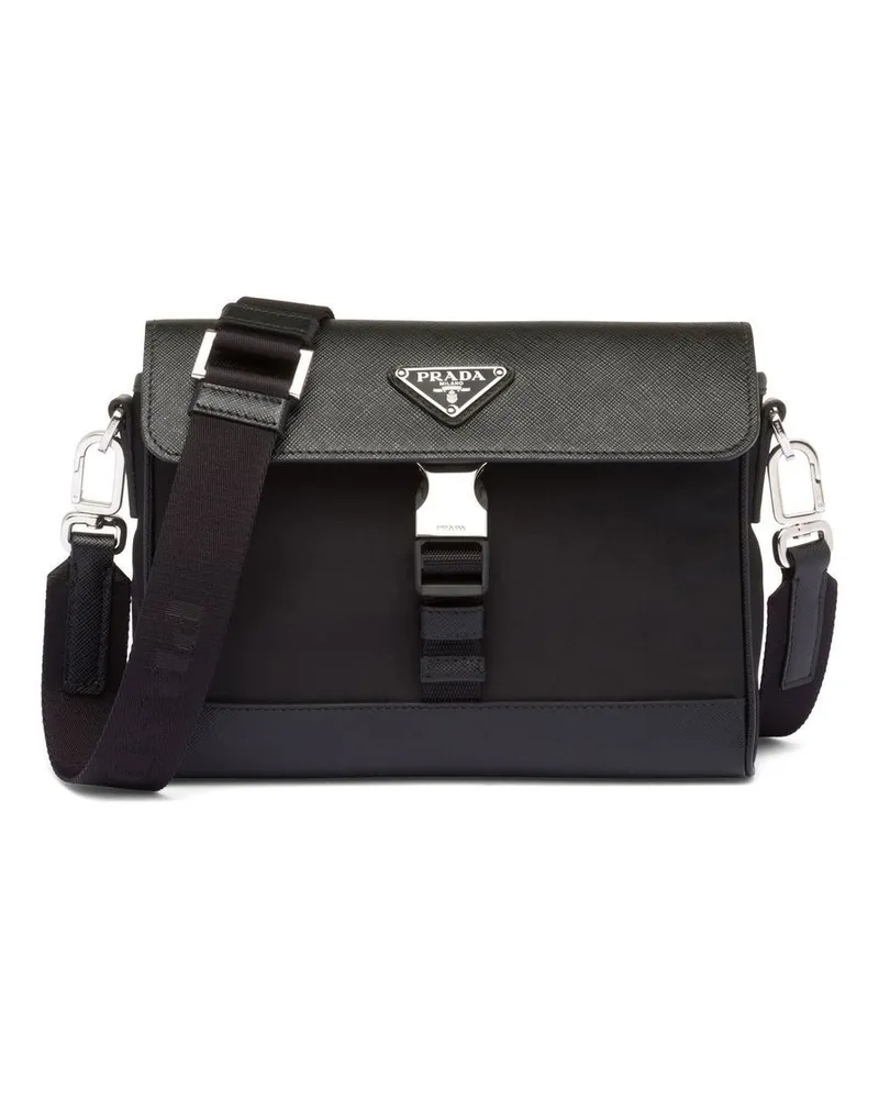 Prada Schultertasche aus Re-Nylon re-nylon Schwarz