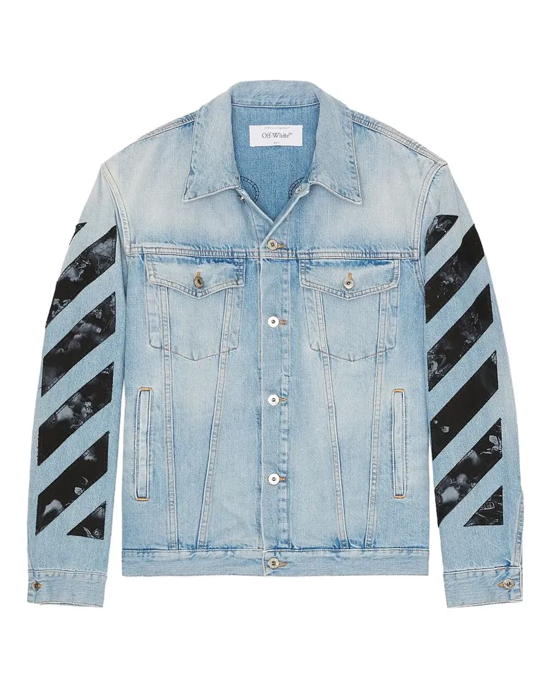 OFF-WHITE Klassische Jeansjacke - Blau Blau