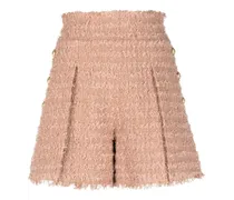 Tweed-Shorts mit hohem Bund