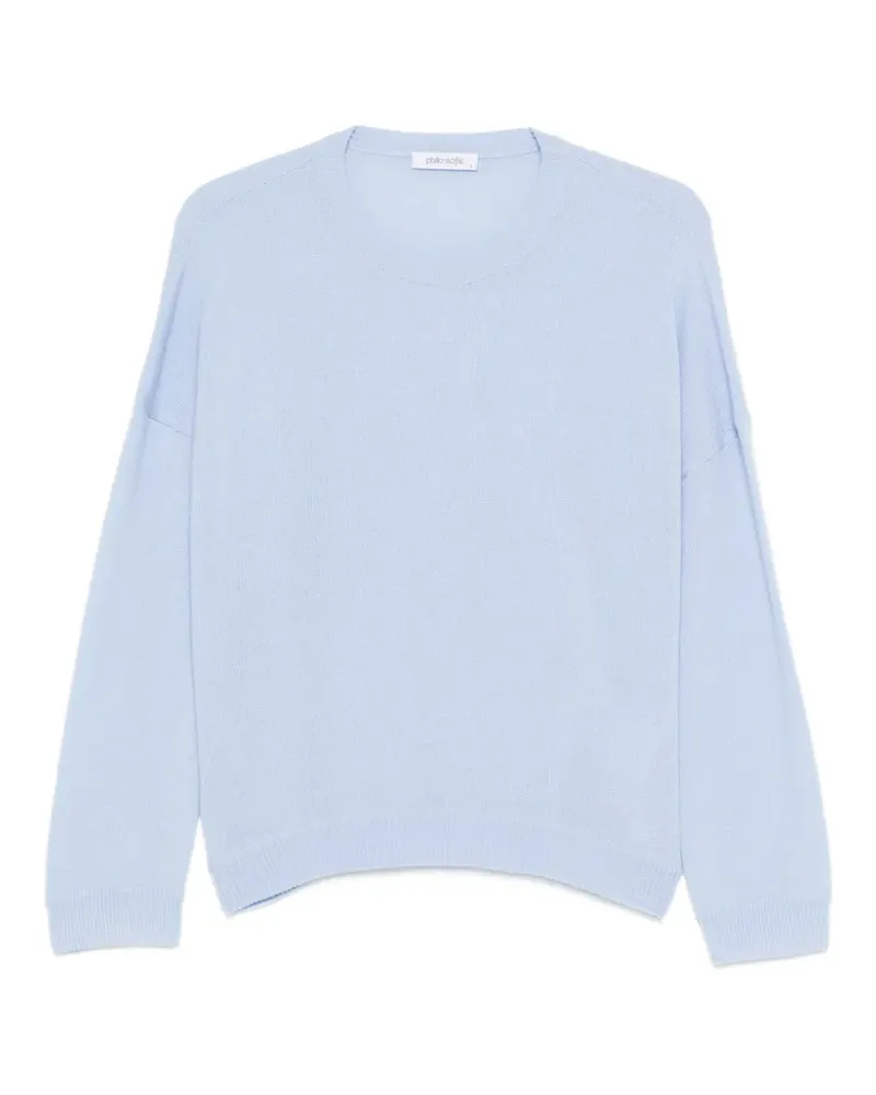 philo-sofie Pullover mit Rundhalsausschnitt - Blau Blau