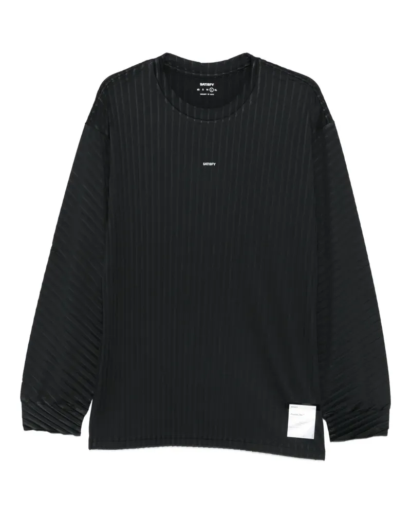 Satisfy AuraLite™ Langarmshirt - Schwarz Schwarz