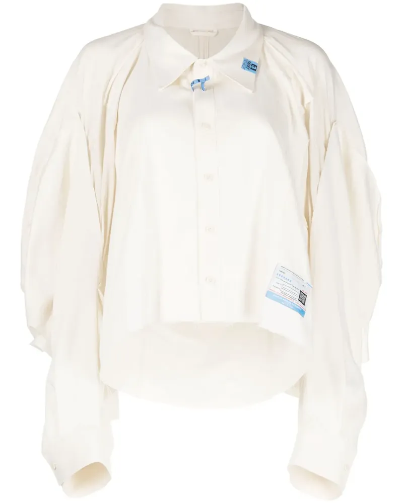 MIHARAYASUHIRO Hemd mit Logo - Weiß Weiß