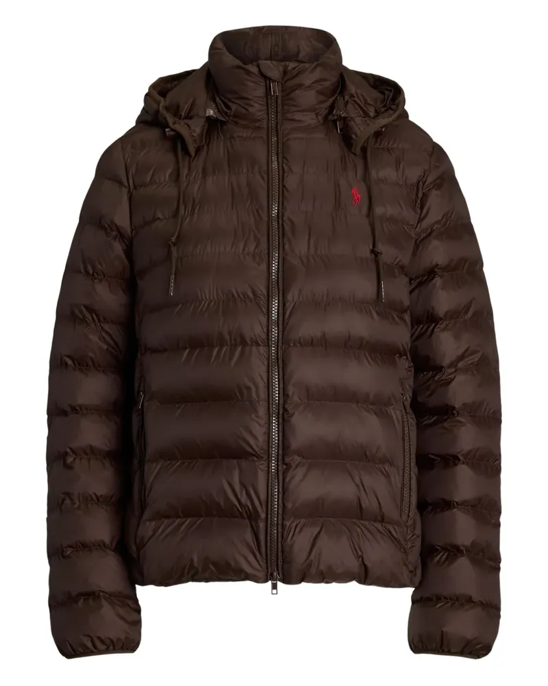 Ralph Lauren Gefütterte Kapuzenjacke - Braun Braun