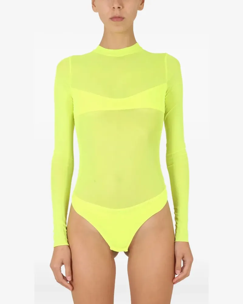 Not After Ten long sleeve bodysuit - Gelb Gelb