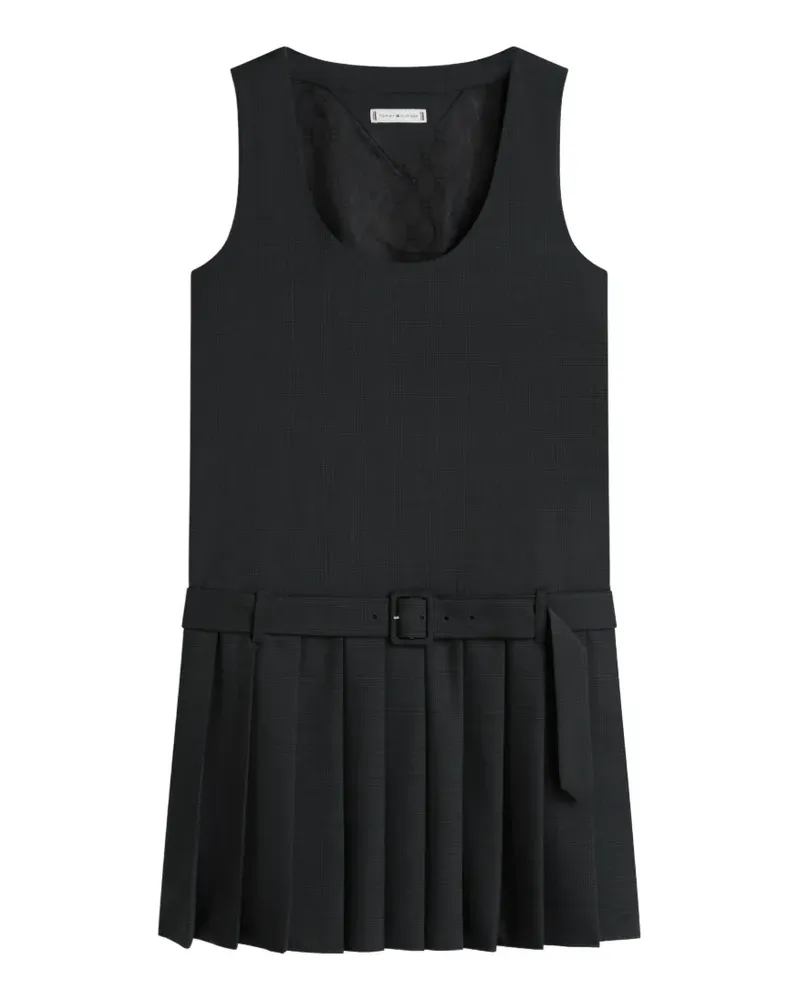 Tommy Hilfiger check pleated dress - Grau Grau