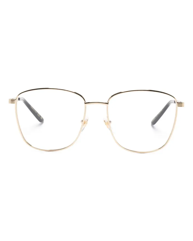 Gucci Brille mit eckigem Gestell - Metallic Metallic