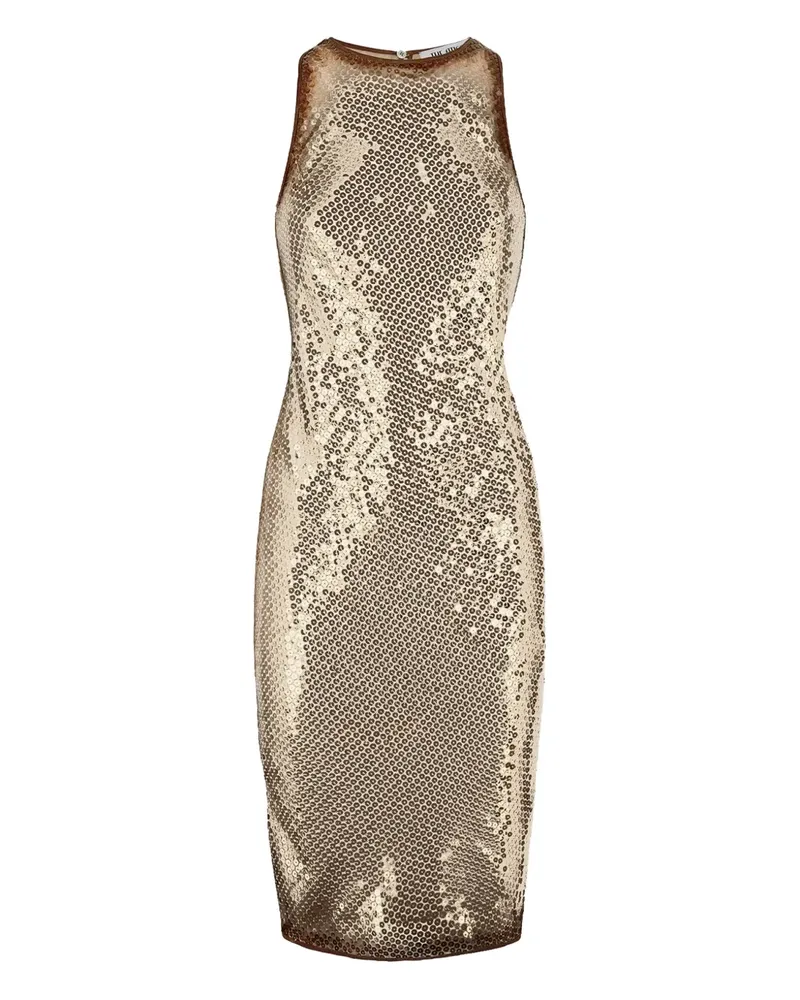 ATTICO Minikleid mit Pailletten - Gold Gold