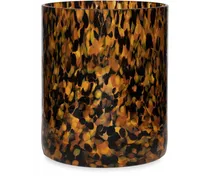 Macchia Leopard' Vase, 15cm - Schwarz