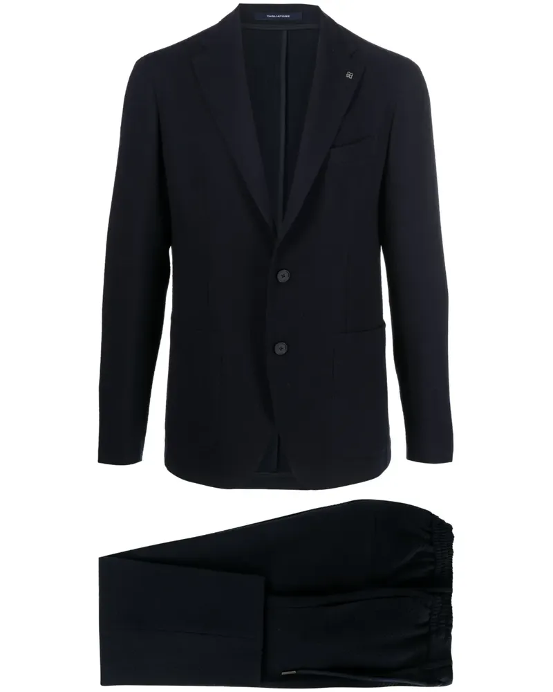 Tagliatore Strukturierter Anzug - Blau Blau