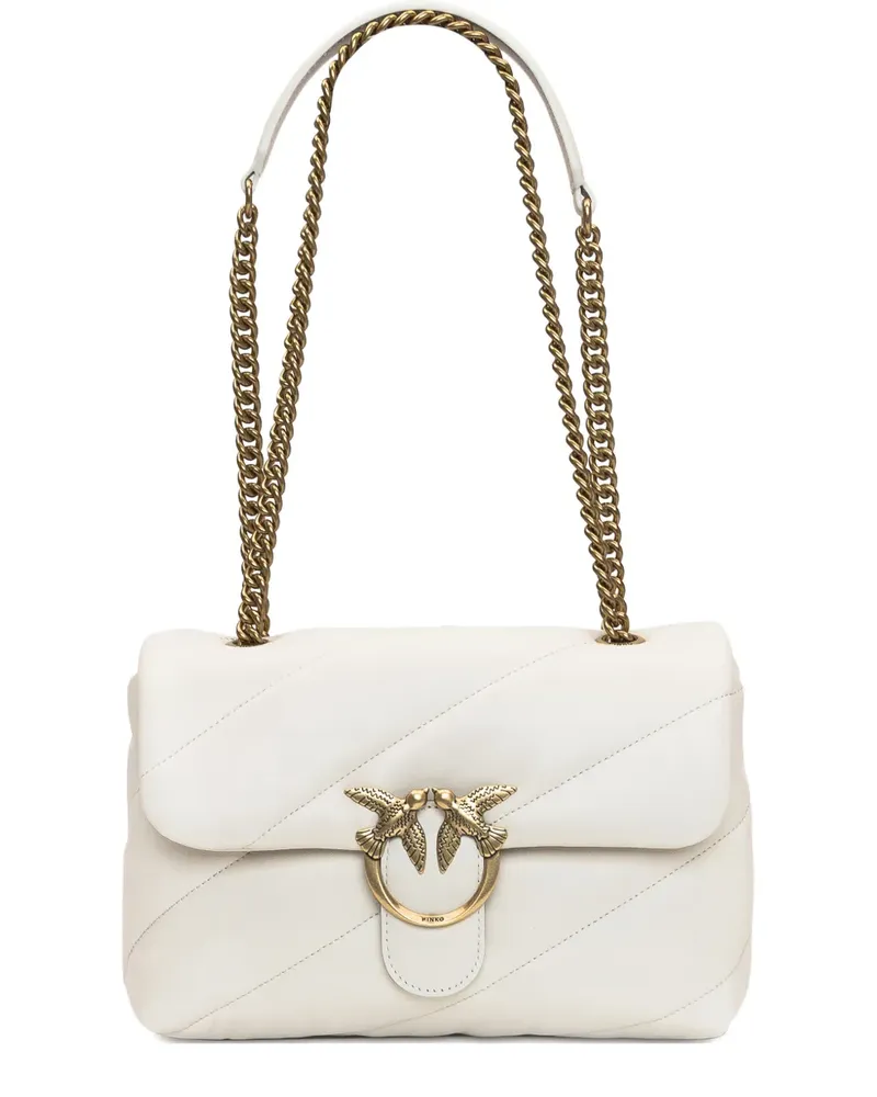 Pinko Classic Love Bag Puff Schultertasche mit Maxi-Steppung - Nude Nude