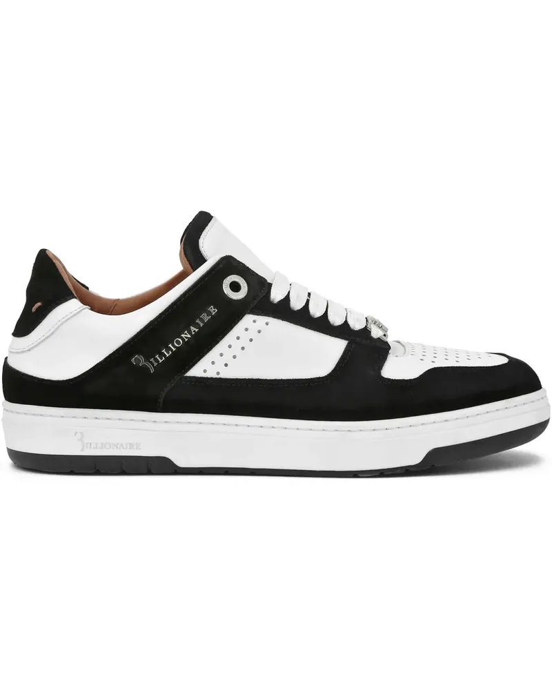 Billionaire Sneakers aus Wildleder - Weiß Weiß