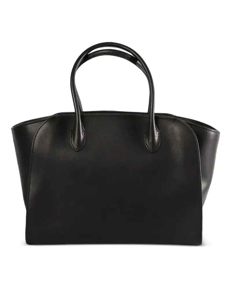 The Row leather tote bag - Schwarz Schwarz