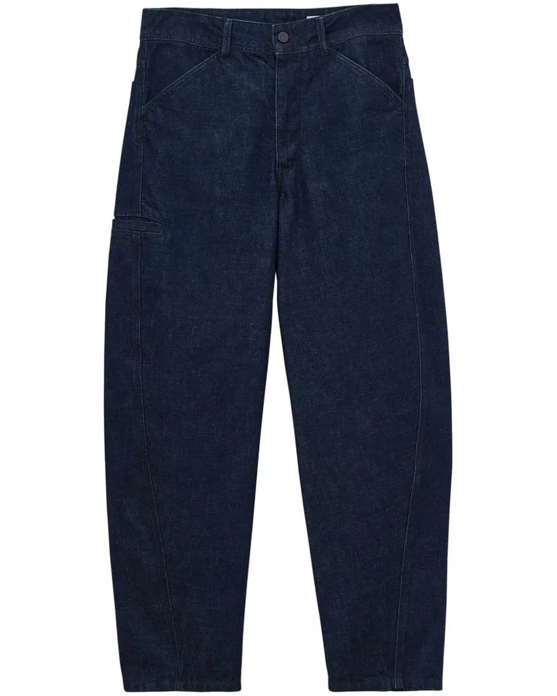 Christophe Lemaire Tapered-Ballonjeans Blau