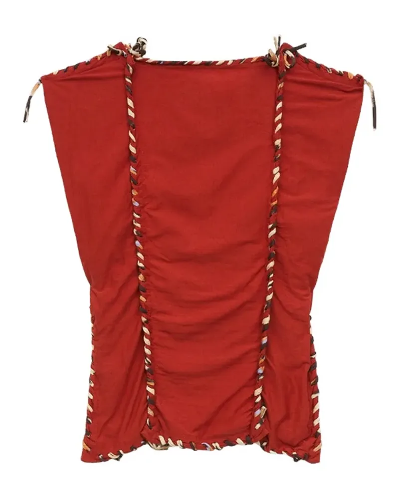 Isabel Marant Zohra top - Orange Orange