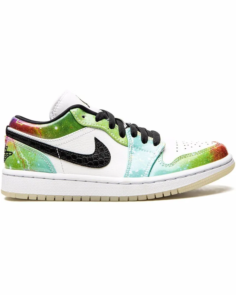 Jordan Air  1 Low Galaxy Sneakers - Weiß Weiß