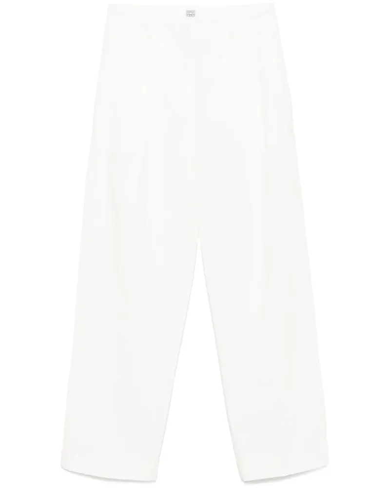 Totême Klassische Hose - Weiß Weiß