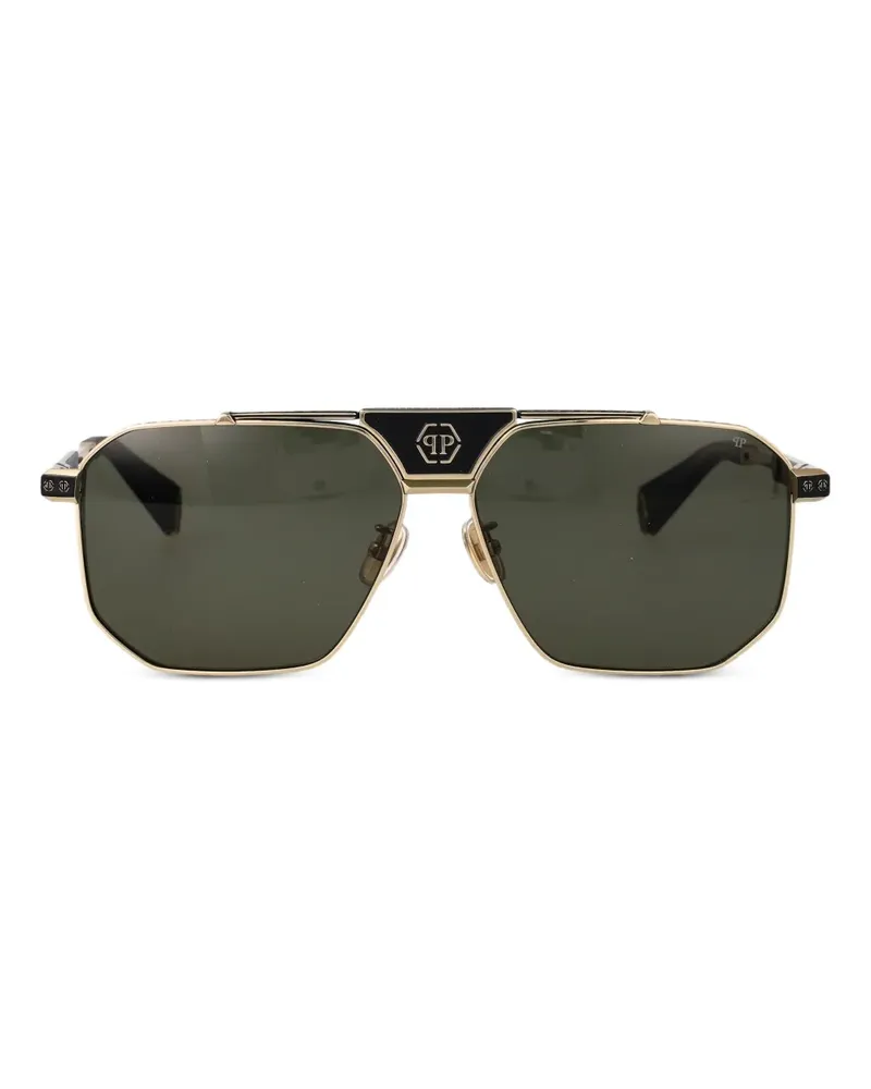 Philipp Plein Getönte Pilotenbrille - Gelb Gelb
