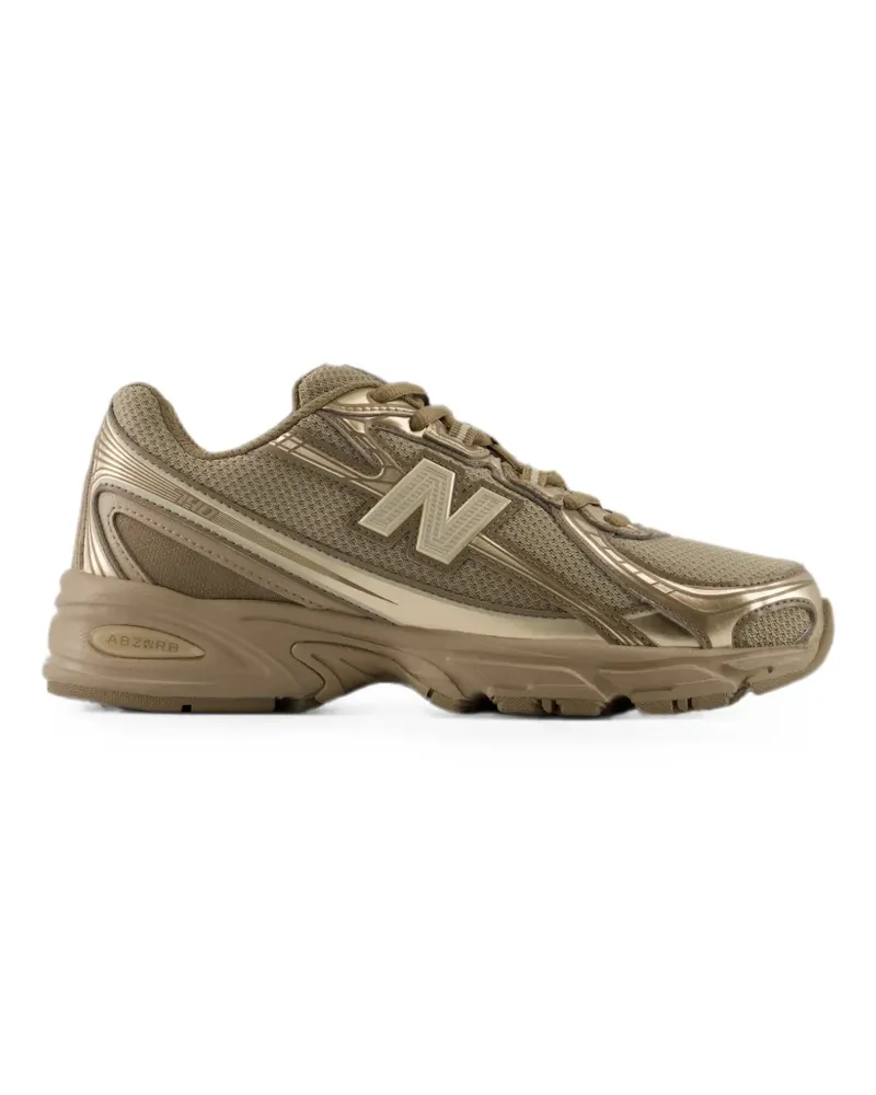 New Balance 740 Mesh-Sneakers mit Metallic-Finish - Braun Braun